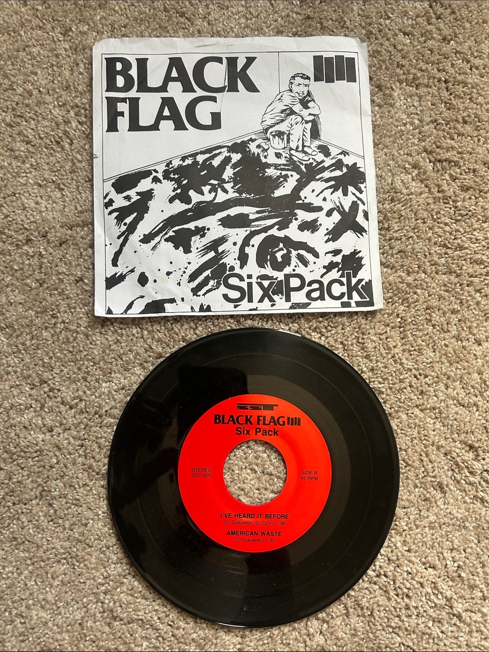 Black Flag 7" Vinyl